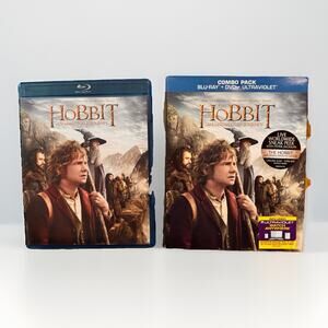 The Hobbit An Unexpected Journey Blu-Ray + DVD Combo w/ Slipcover 2012
